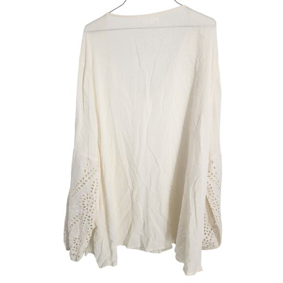 Maurices Cream Colored Long Sleeve Top Plus Size 3X - Picture 2 of 4